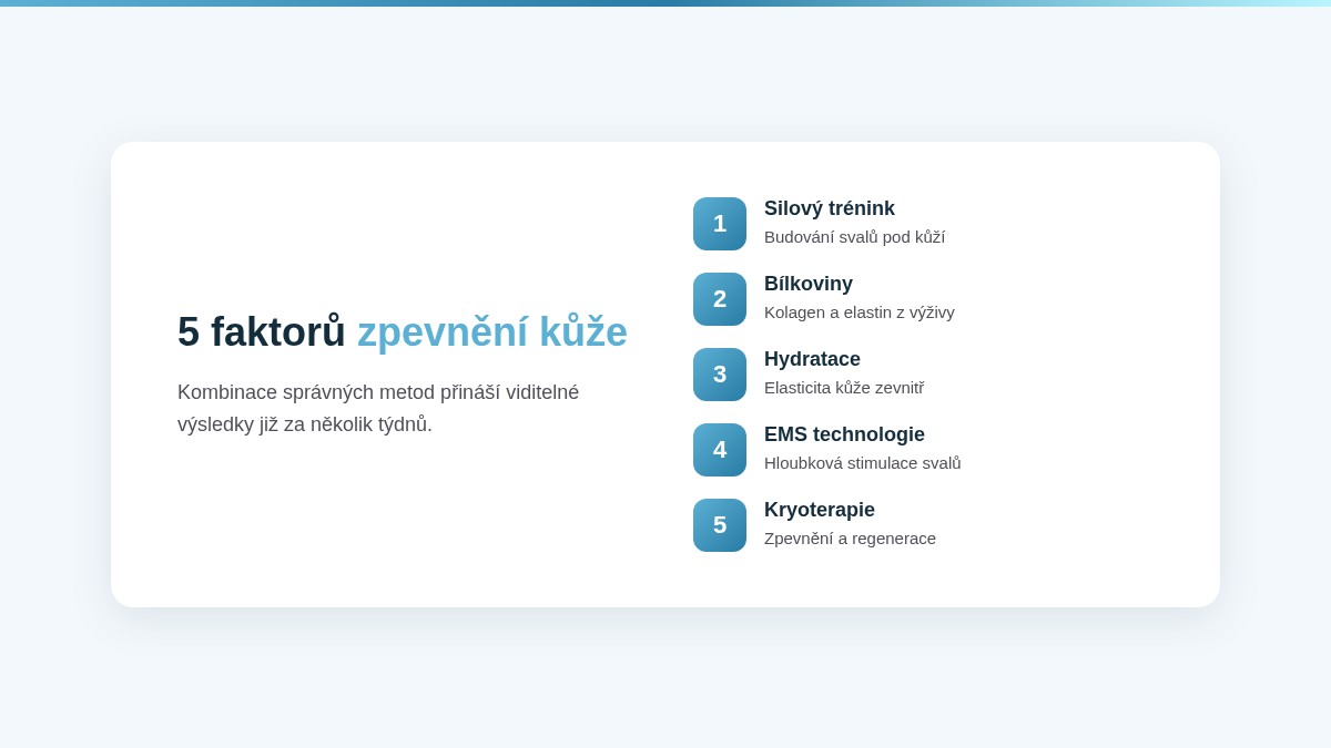 5 klíčových faktorů pro zpevnění povislé kůže po hubnutí