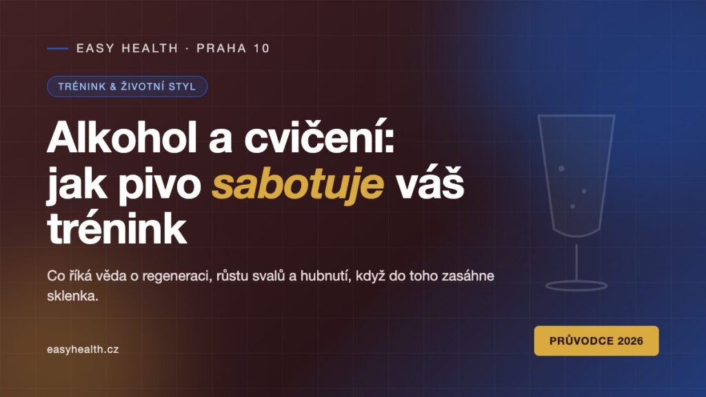 Alkohol a cvičení – jak pivo a víno sabotují výsledky tréninku