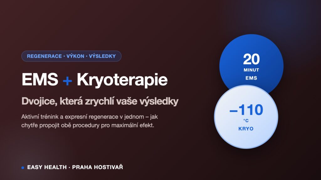 EMS trénink a kryoterapie – kombinace pro lepší výsledky